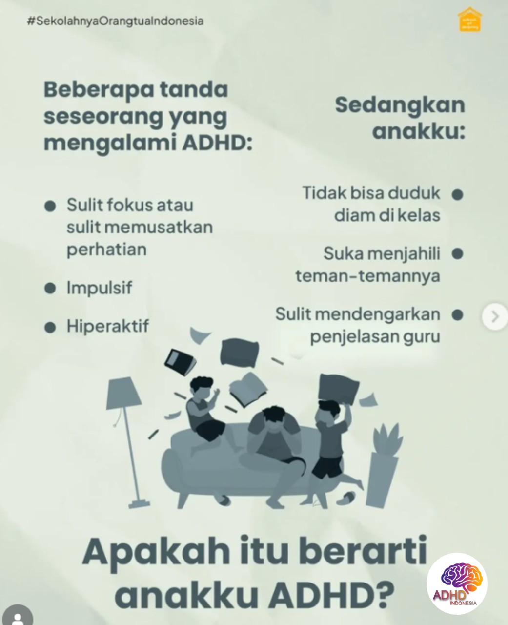 Ciri dan Gejala ADHD pada Anak Usia Dini di Kabupaten Tulang Bawang Barat