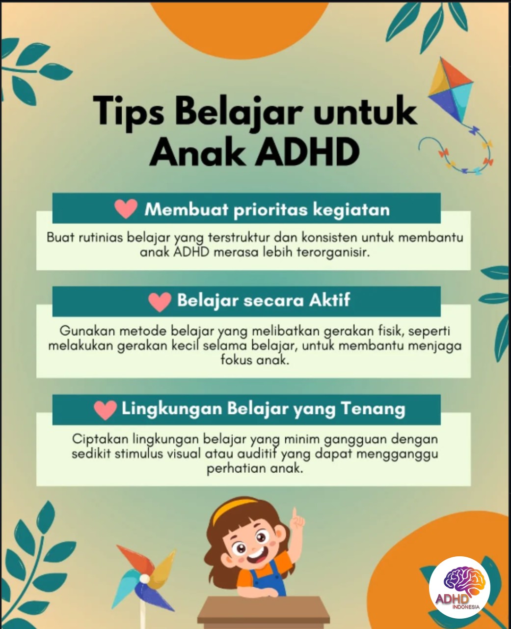 Strategi Belajar yang Cocok untuk Anak ADHD di Kabupaten Tulang Bawang Barat